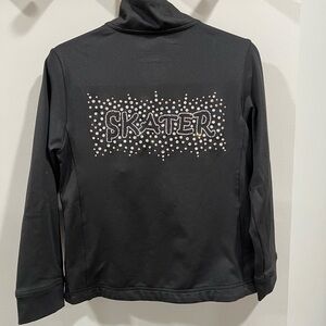 Charles River Apparel Black Skater Kids Jacket